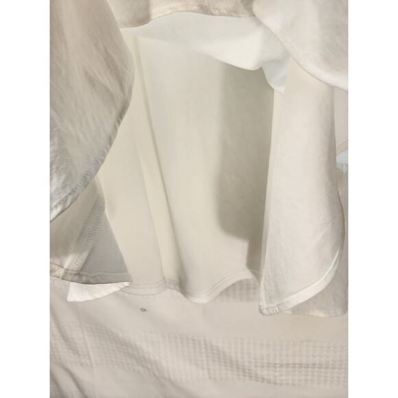 Kellywood Dress Size Medium White Halter Tie Strap Frill Detail Sundress - Picture 3 of 9